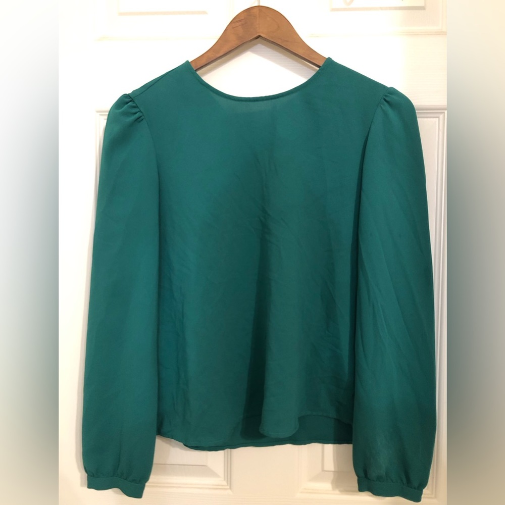 Green blouse